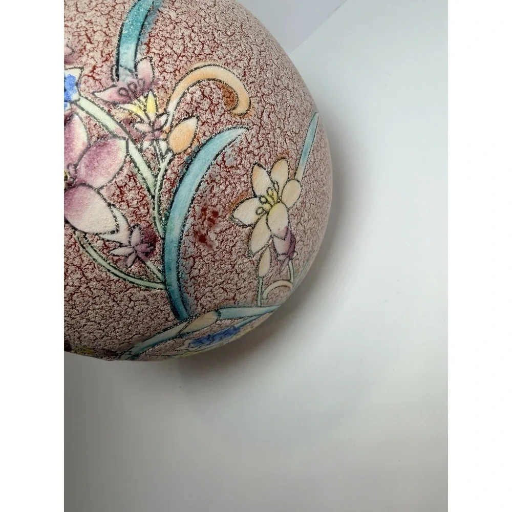 Chinese‎ stone finish family rose porcelain vase